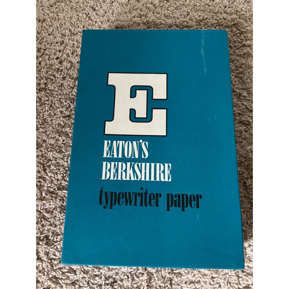 Vintage Eaton's Berkshire Eminence Onion Skin Typewriter Paper 8.5x13 500 Sheets